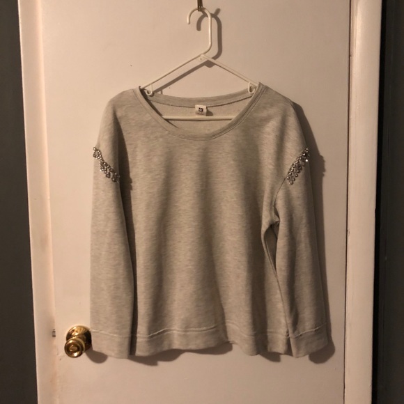 Gray Embellished Sweater from VICI Dolls - Picture 1 of 4